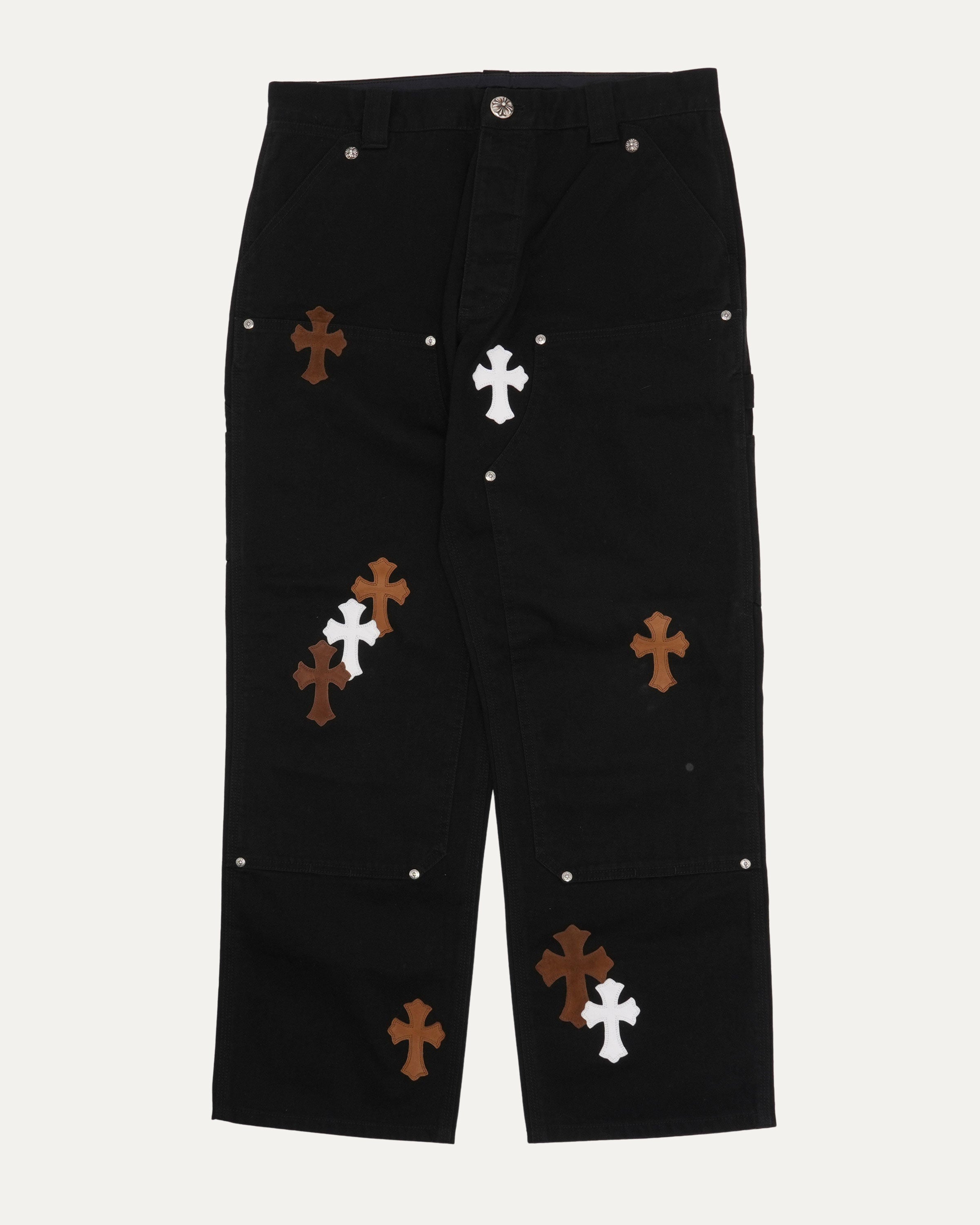 Chrome Hearts Cross Patch Double Knee Carpenter Pants – Justin Reed