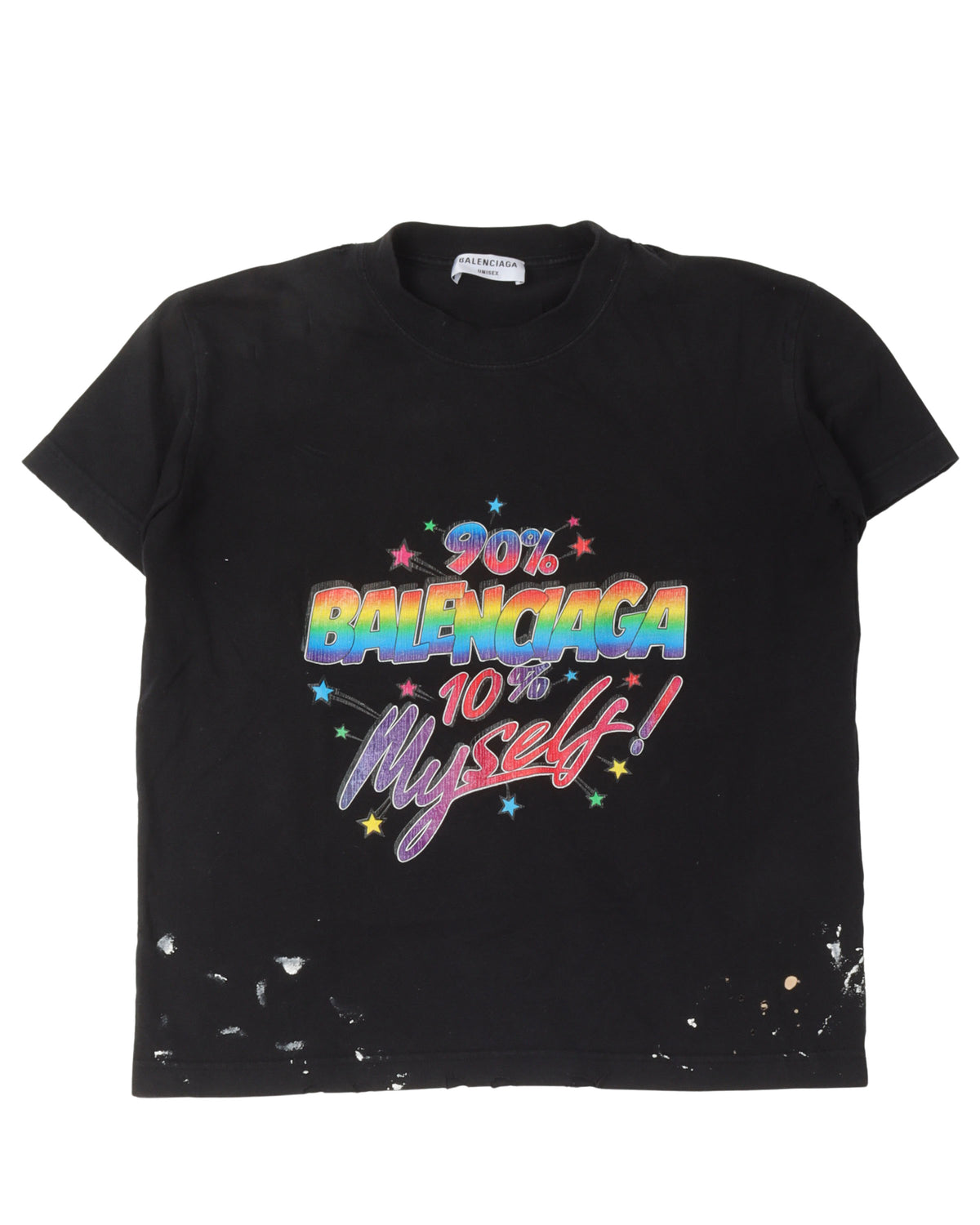 90% Balenciaga 10% Myself Shrunken T-Shirt