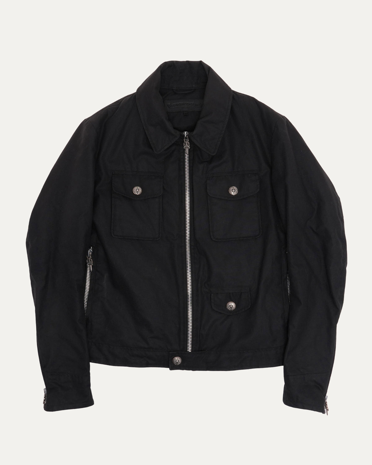 Sample Waxed Zip Up Work Jacket