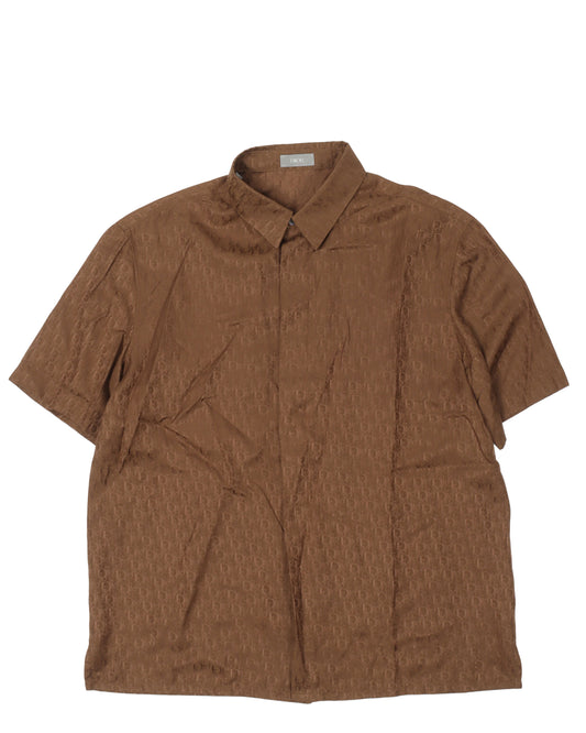 Oblique Monogram Silk Shirt