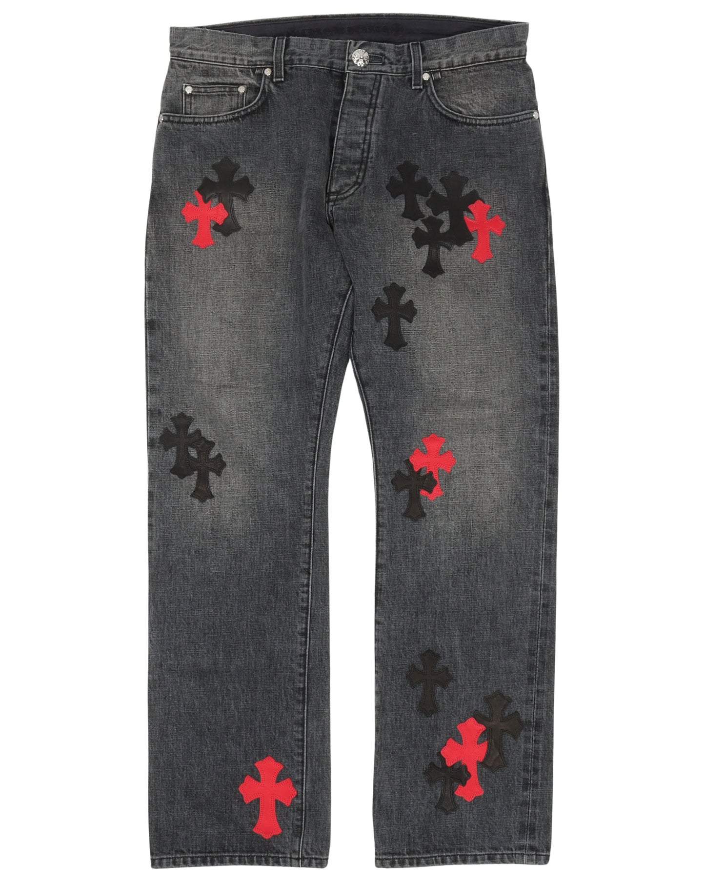 Multi-Cross Fade Jeans