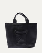 Peter Doig Ribbed Leather Shopper Travel Tote