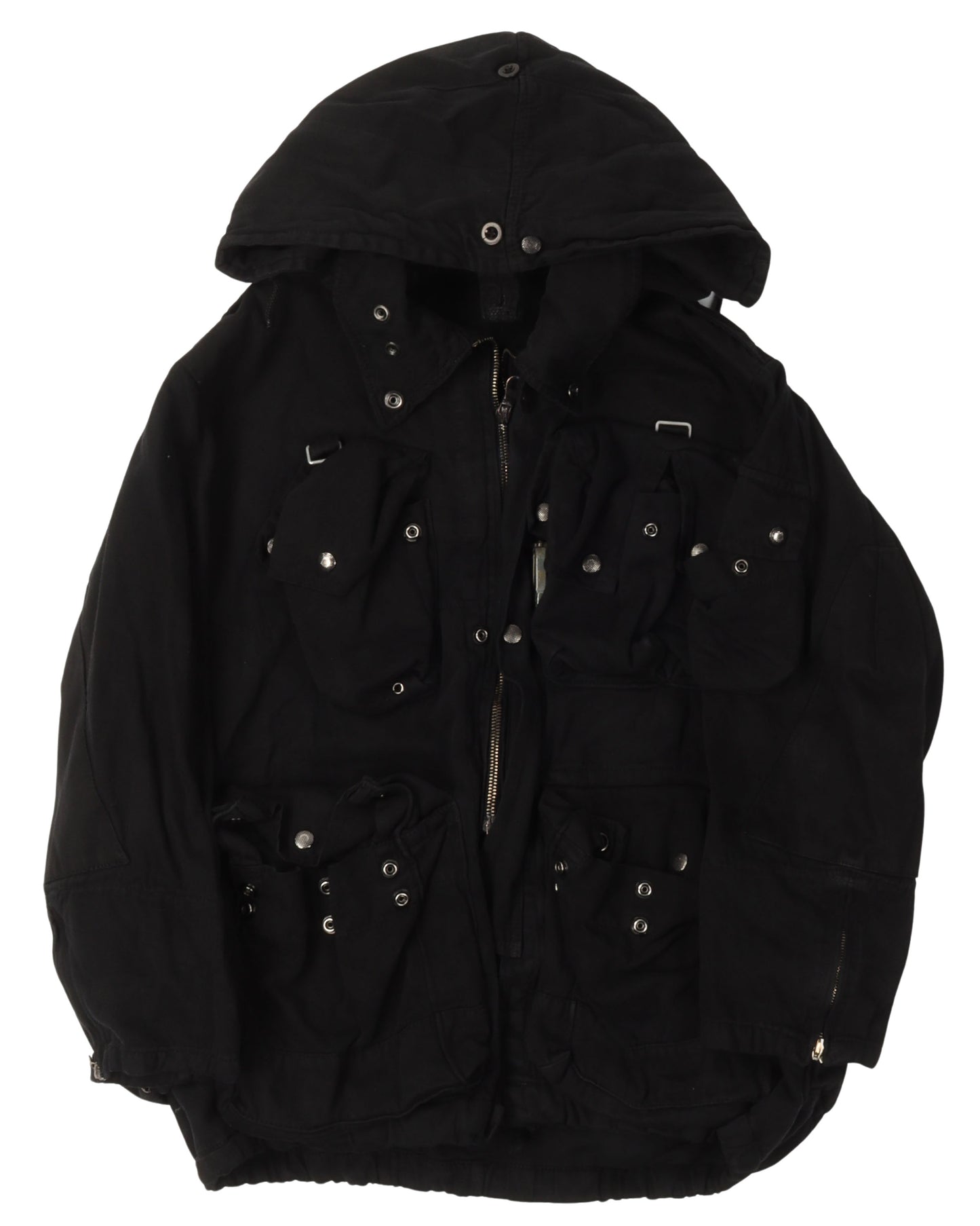 Modified Over-Dyed Swiss Alpenflage Cargo Jacket