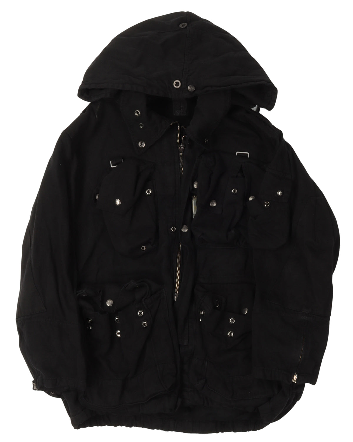 Modified Over-Dyed Swiss Alpenflage Cargo Jacket