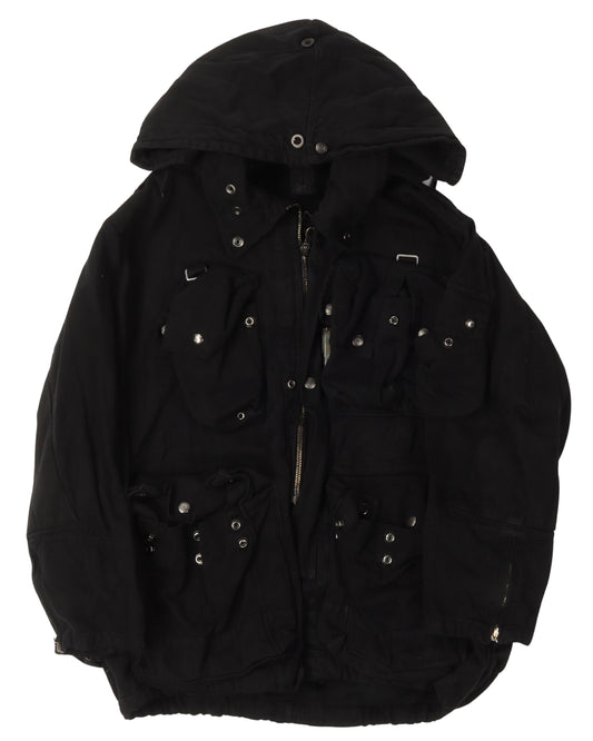 Modified Over-Dyed Swiss Alpenflage Cargo Jacket