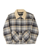 Plaid Boa Jacket