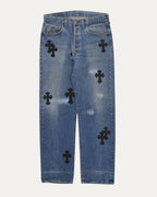 Levi's 501 Cross Patch Jeans