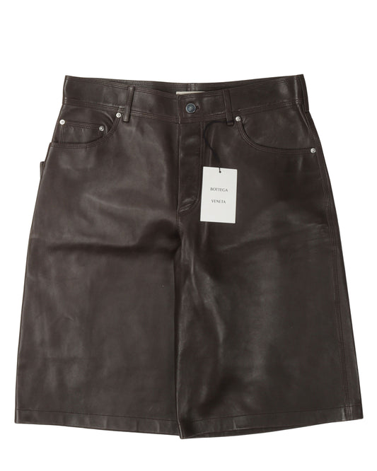 Lamb Leather Carpenter Shorts