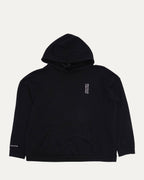 Embroidered Vertical Logo Hoodie