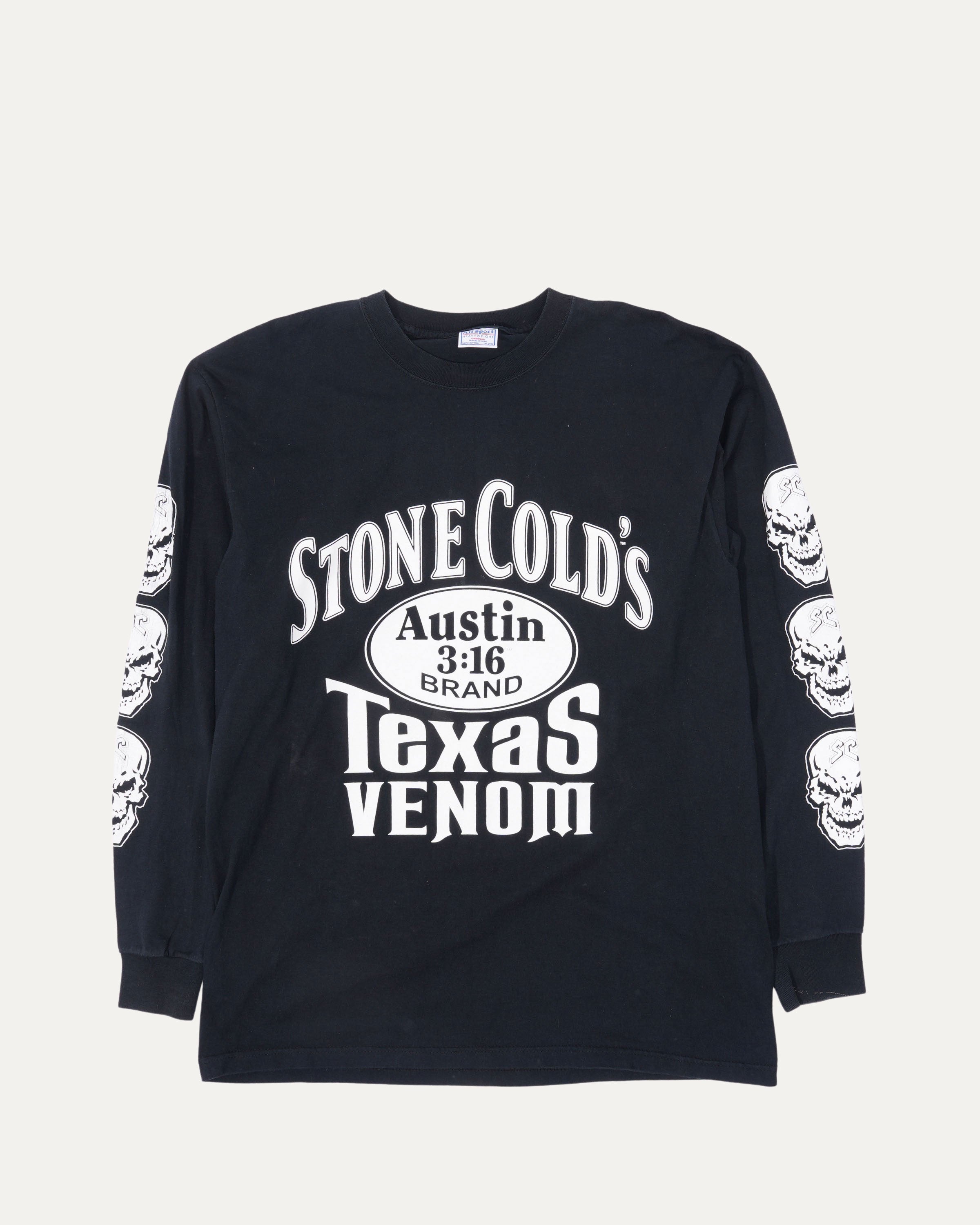 Stone Cold Steve Austin Texas Venom Long Sleeve T-Shirt