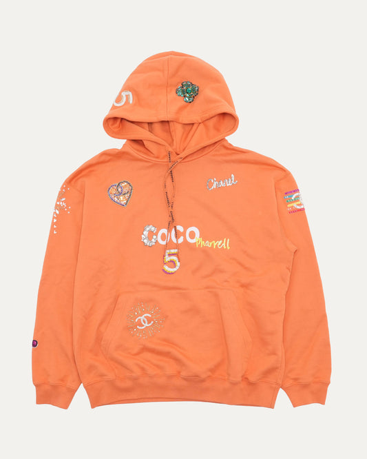 Pharrell Embroidered Logo Hoodie