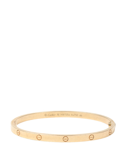 Yellow Gold Love Bracelet