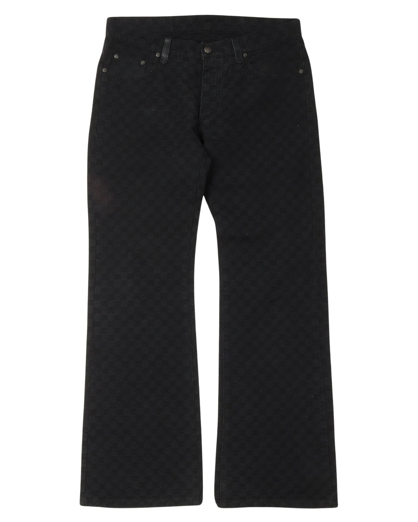 Monogram Flare Jeans