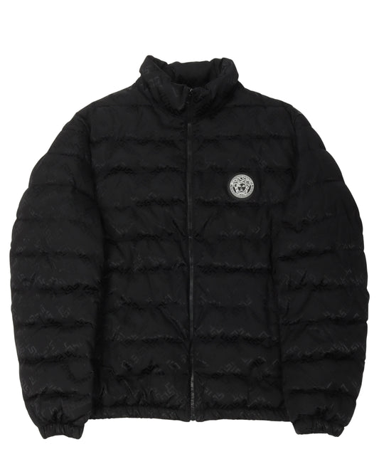Monogram Medusa Logo Puffer Jacket