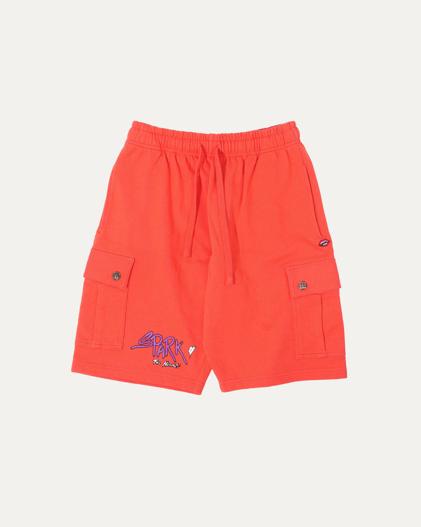 Matty Boy 'Spark the Heart' Cargo Sweat Shorts