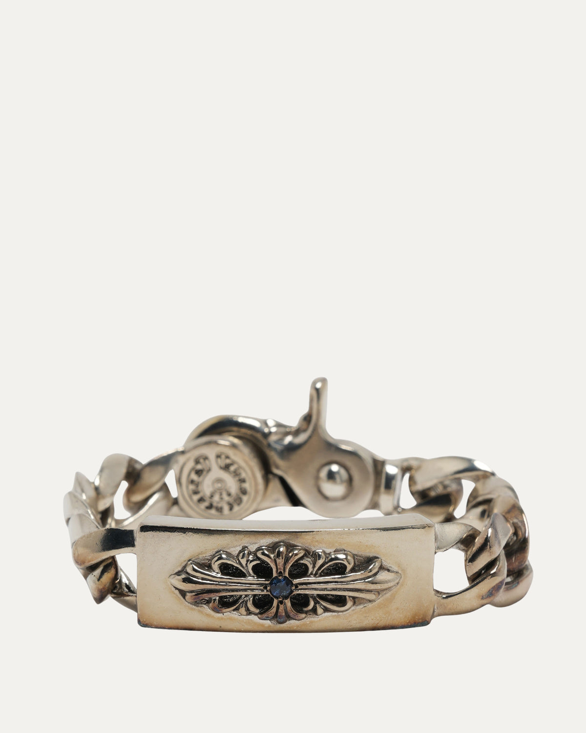 Chrome Hearts Sapphire Floral Cross ID Bracelet – Justin Reed