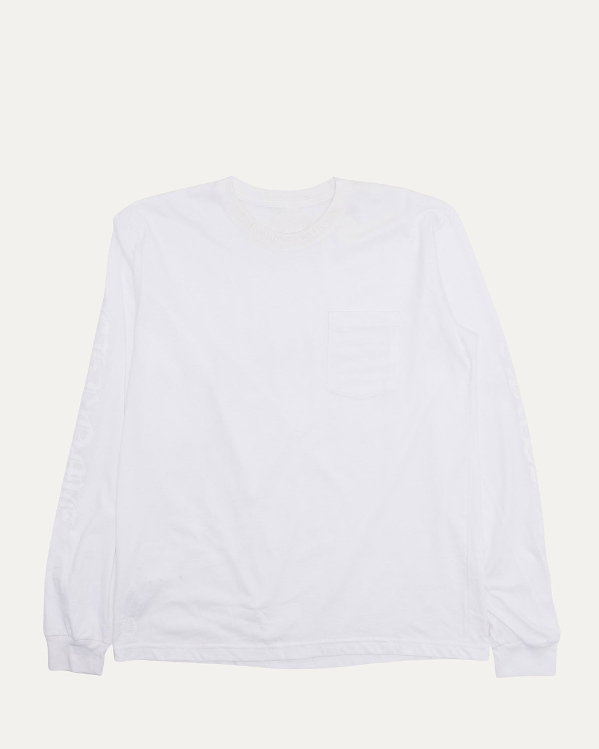 Neck Logo Long Sleeve T-Shirt