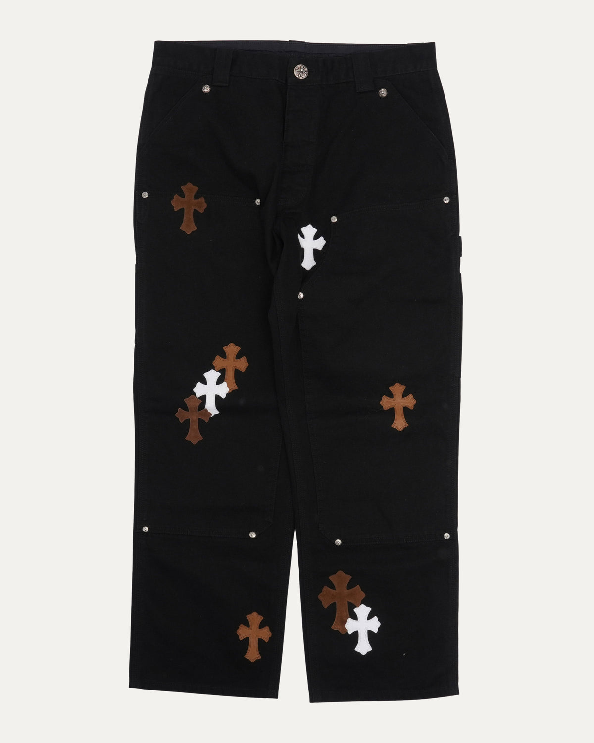 Cross Patch Double Knee Pants
