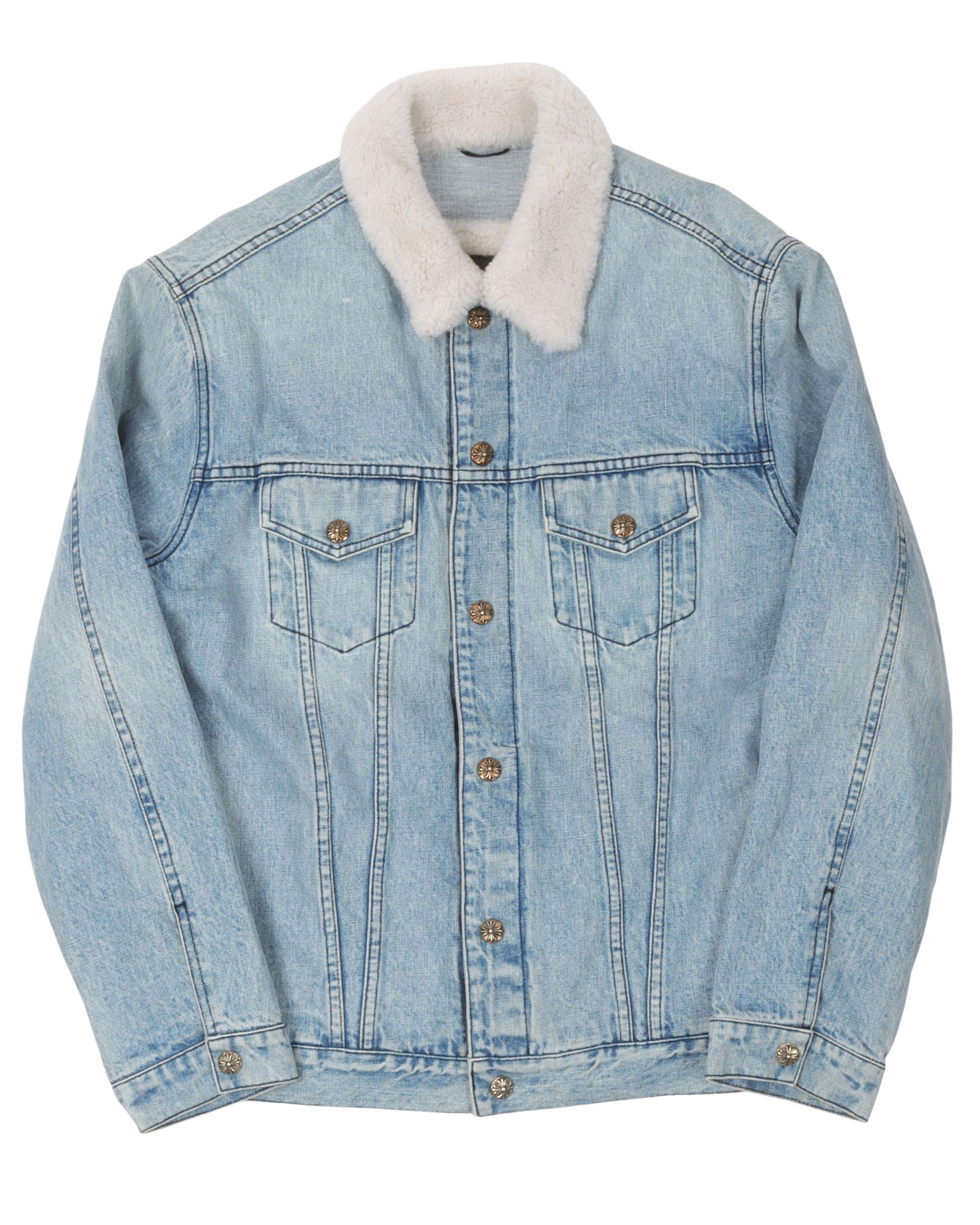 Shearling Denim Jacket