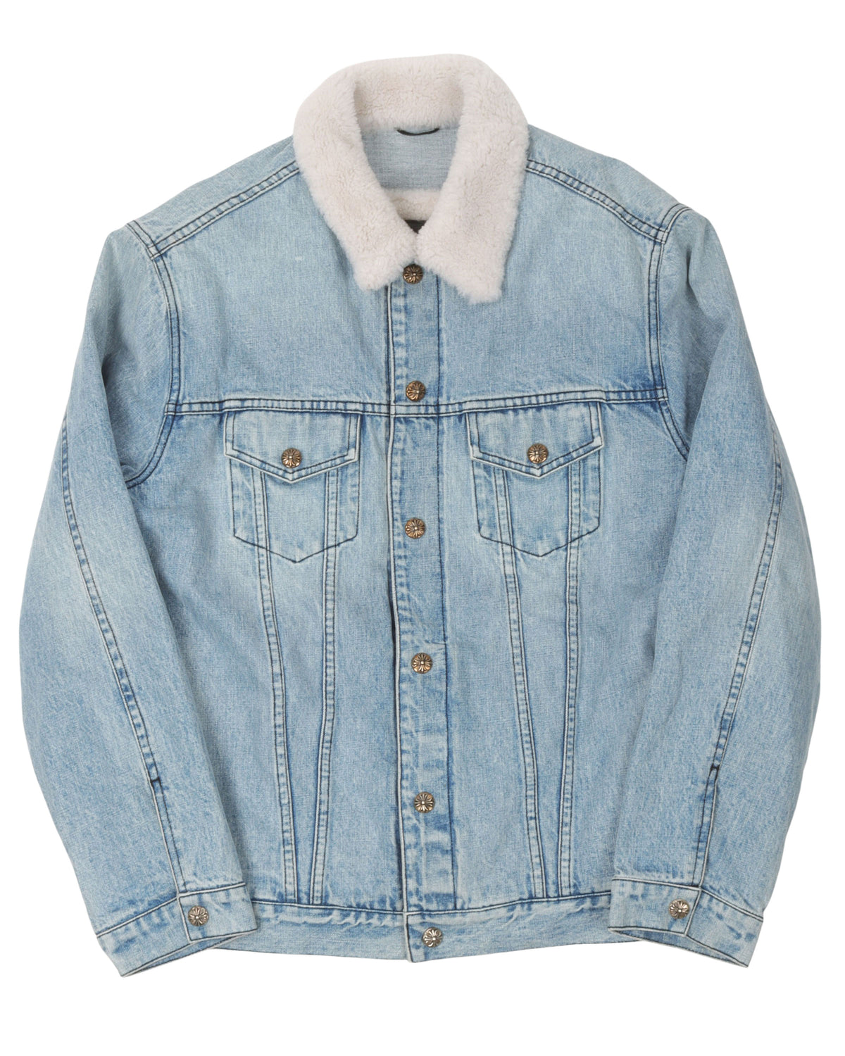 Shearling Denim Jacket