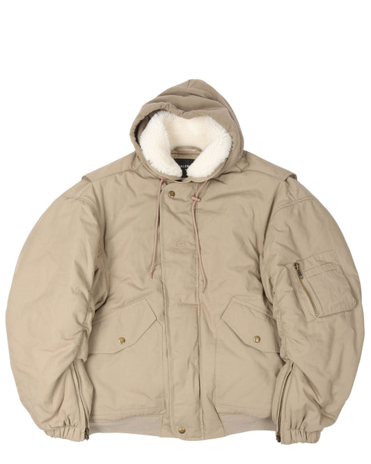 Quilted Bomber Jacket