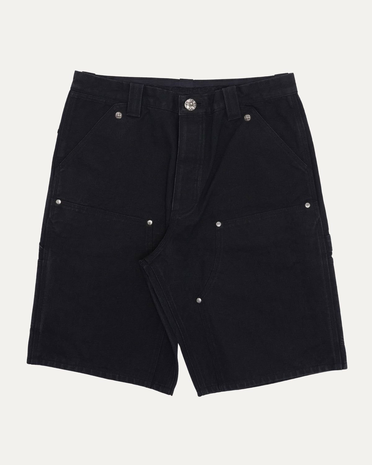 Cross Patch Double Knee Shorts