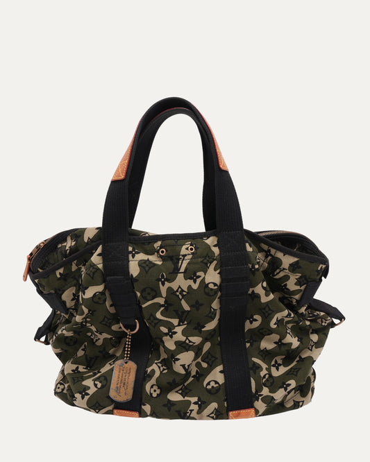 Takashi Murakami Monogramouflage Treillis Tote