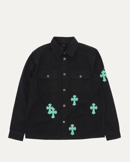 Cross Patch Work Dog Shirt