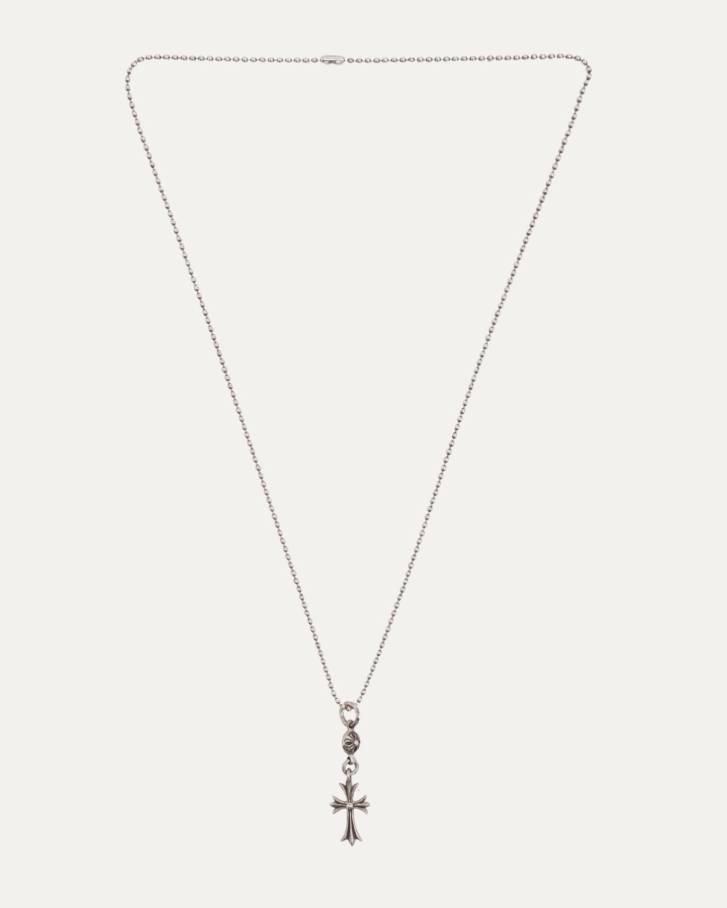Cross Plus Ball Pendant w/ Ball Chain