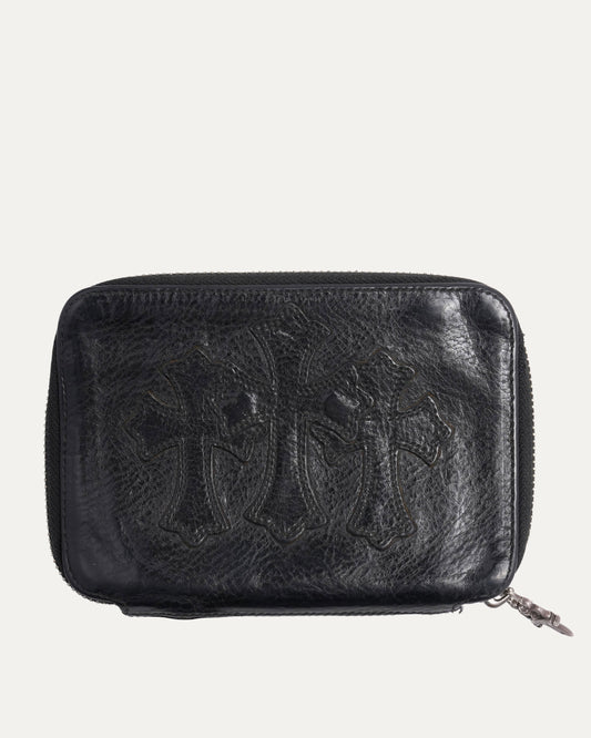 Cemetery Cross Patch Zip Wallet