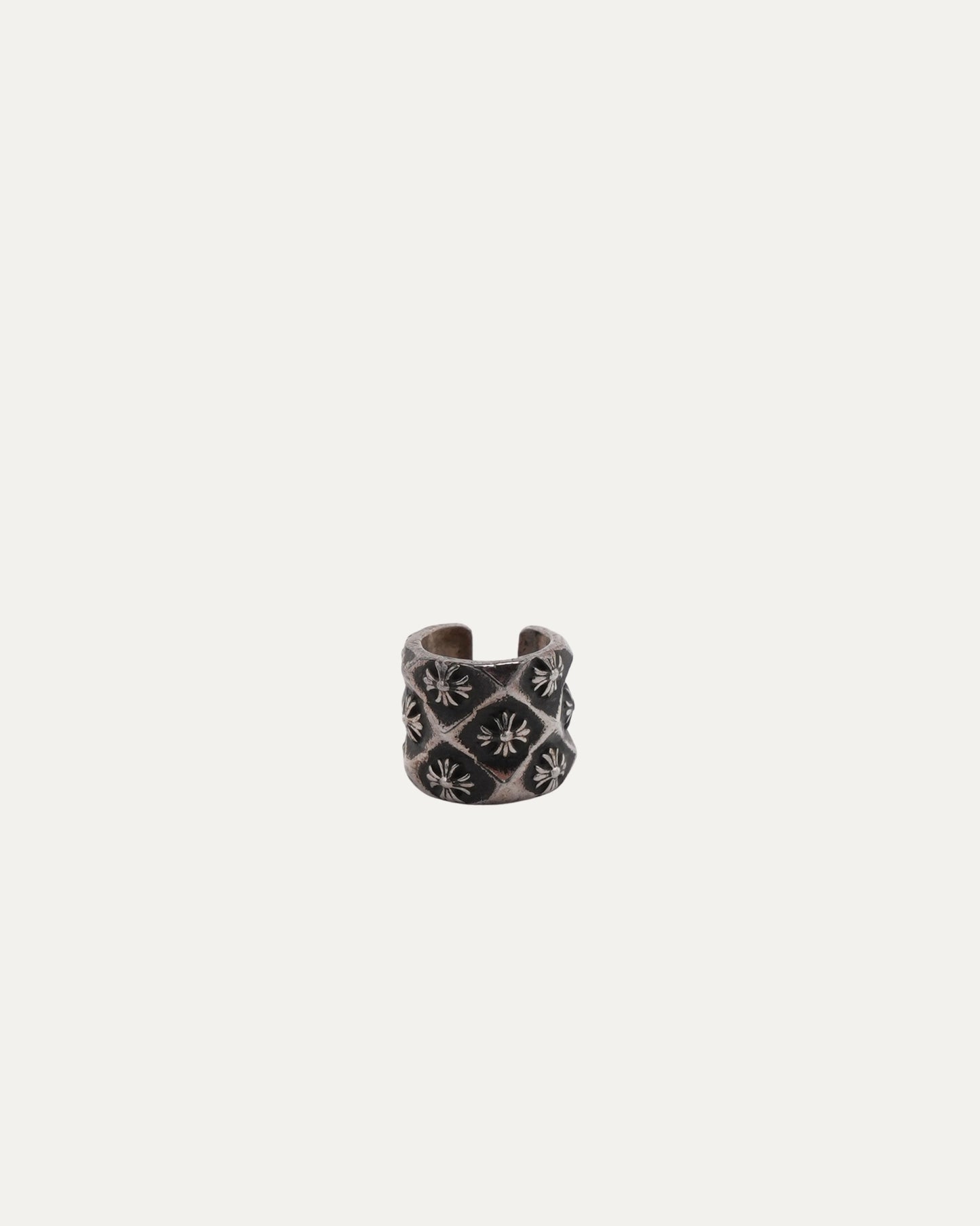 Mini Pyramid Cross Ear Cuff