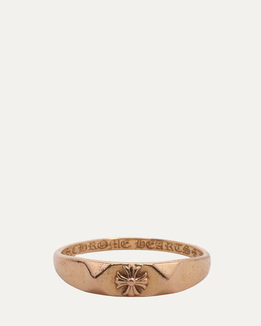 Gold Plus Cross Ring