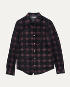 Plaid Suede Shirt