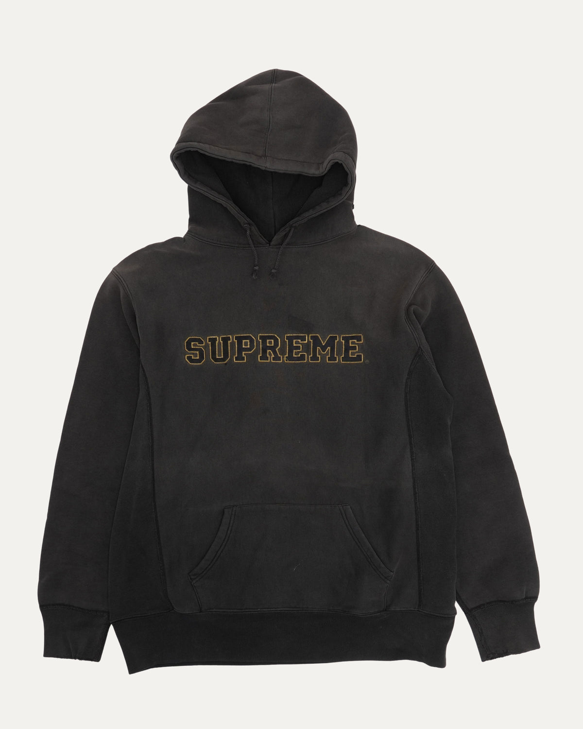 Vintage Collegiate Letter Hoodie