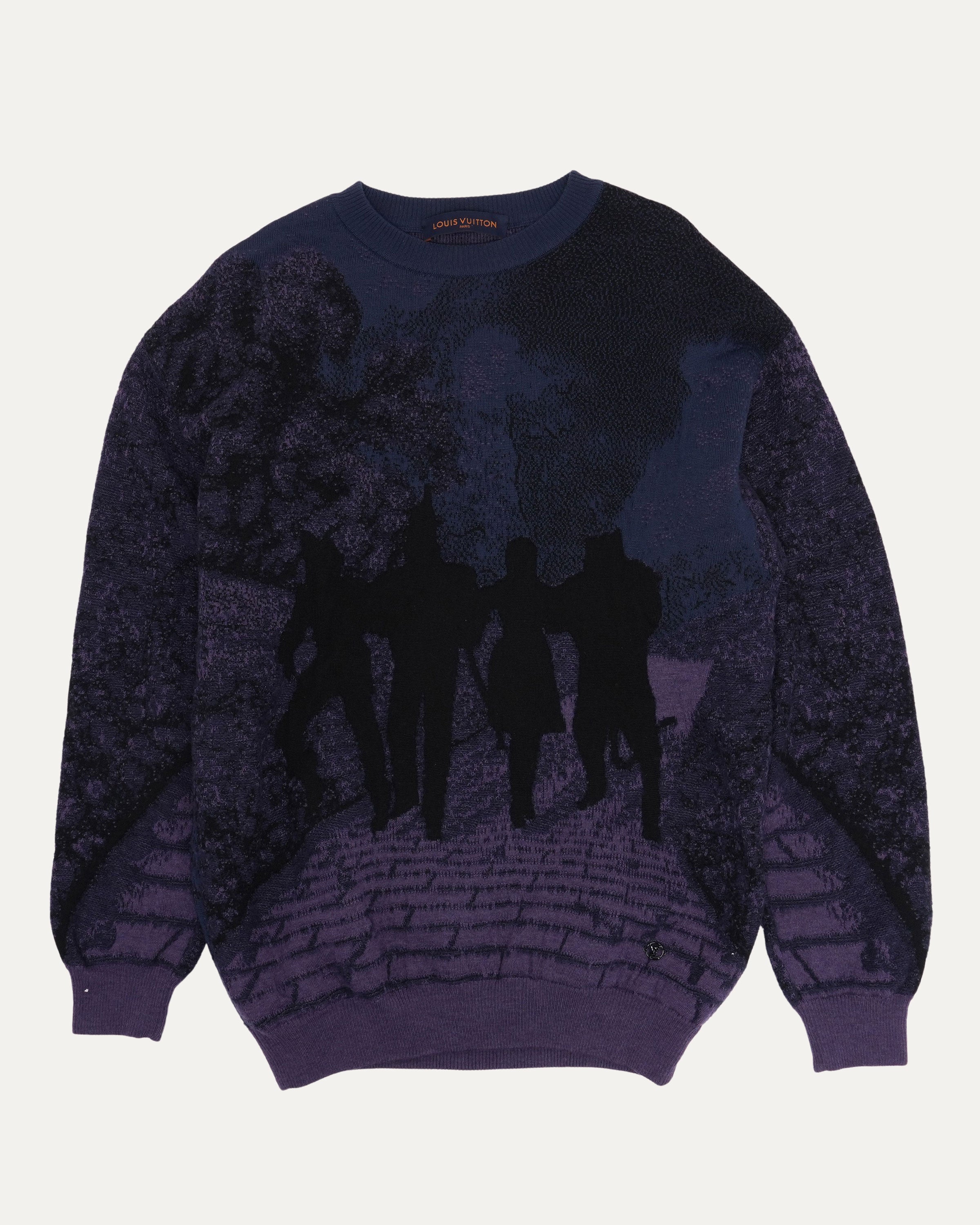 Louis Vuitton Wizard of Oz Yellow Brick Road Crewneck Sweater