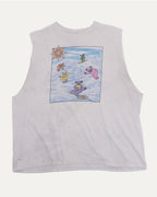 Grateful Dead Snowboarding Bears Cut-Off T-Shirt