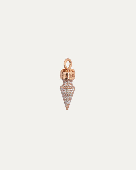 Gold & Diamond Spike Pendant