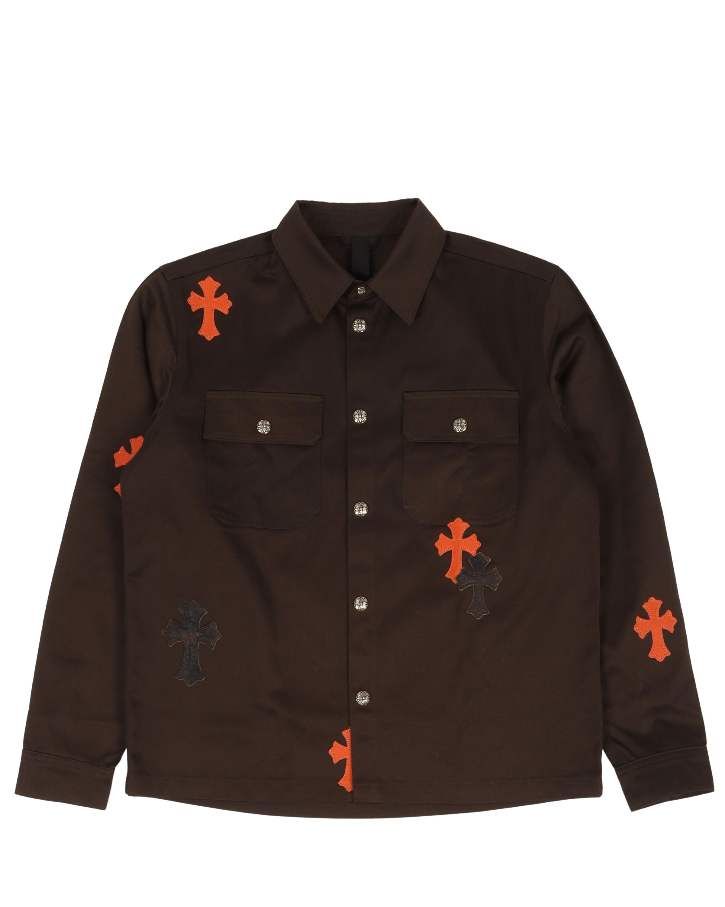 Chrome Hearts Cross Patch Work Shirt – Justin Reed