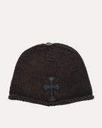 Cashmere Cross Patch Beanie