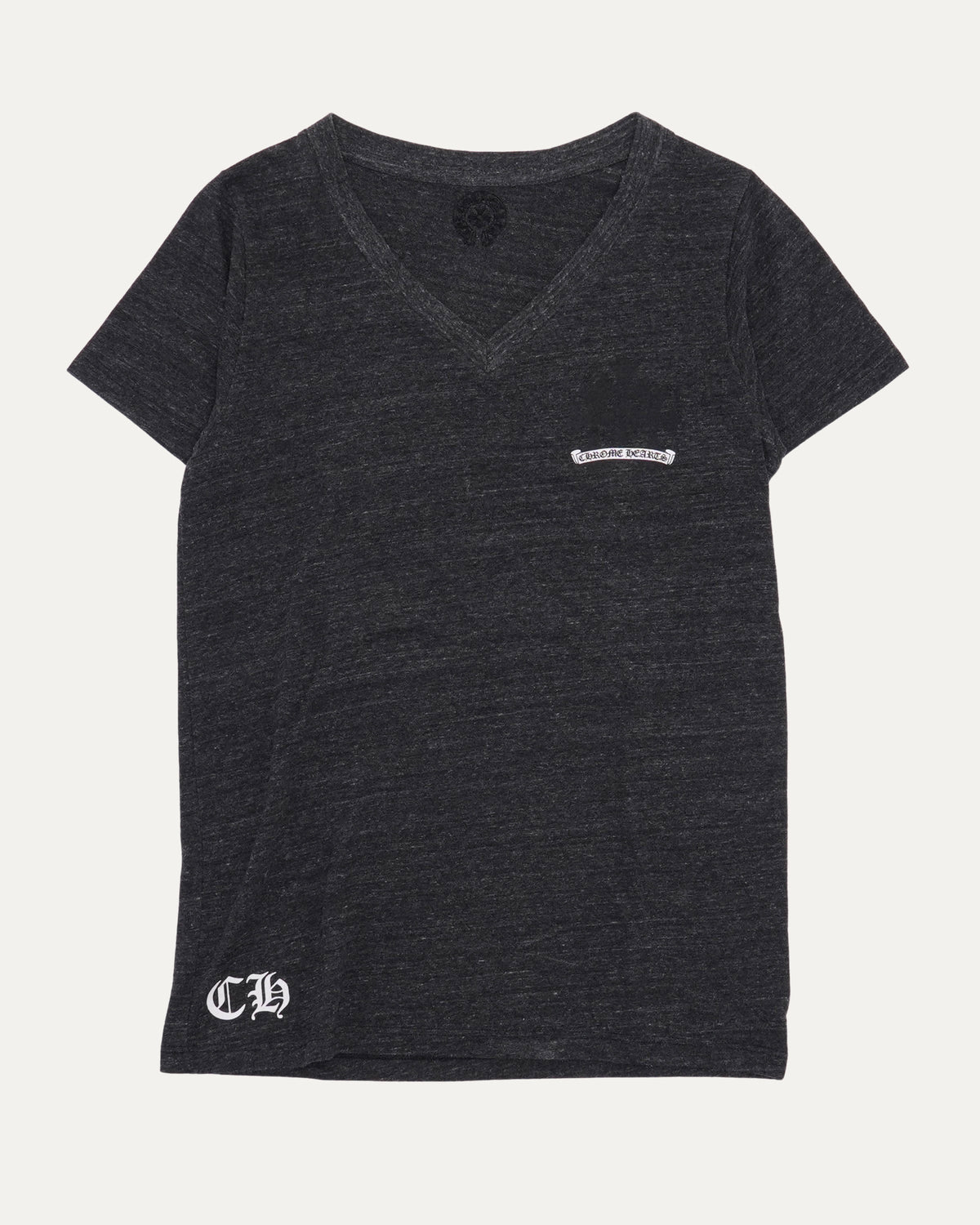 V Neck Cemetery Cross T-Shirt