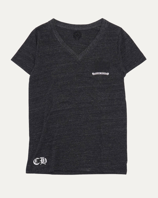 V Neck Cemetery Cross T-Shirt