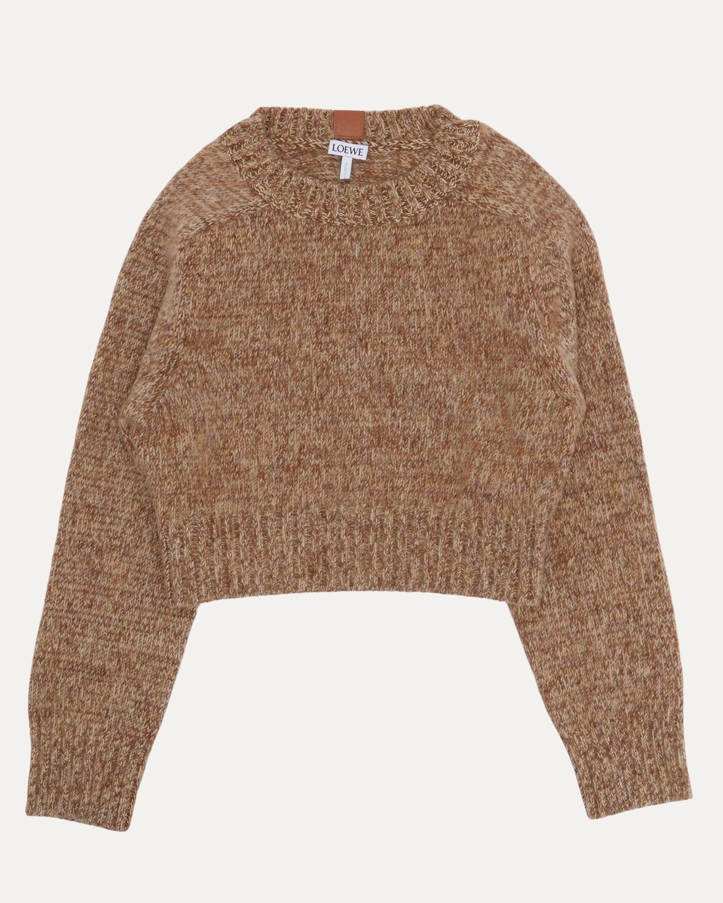 Cropped Wool Sweater
