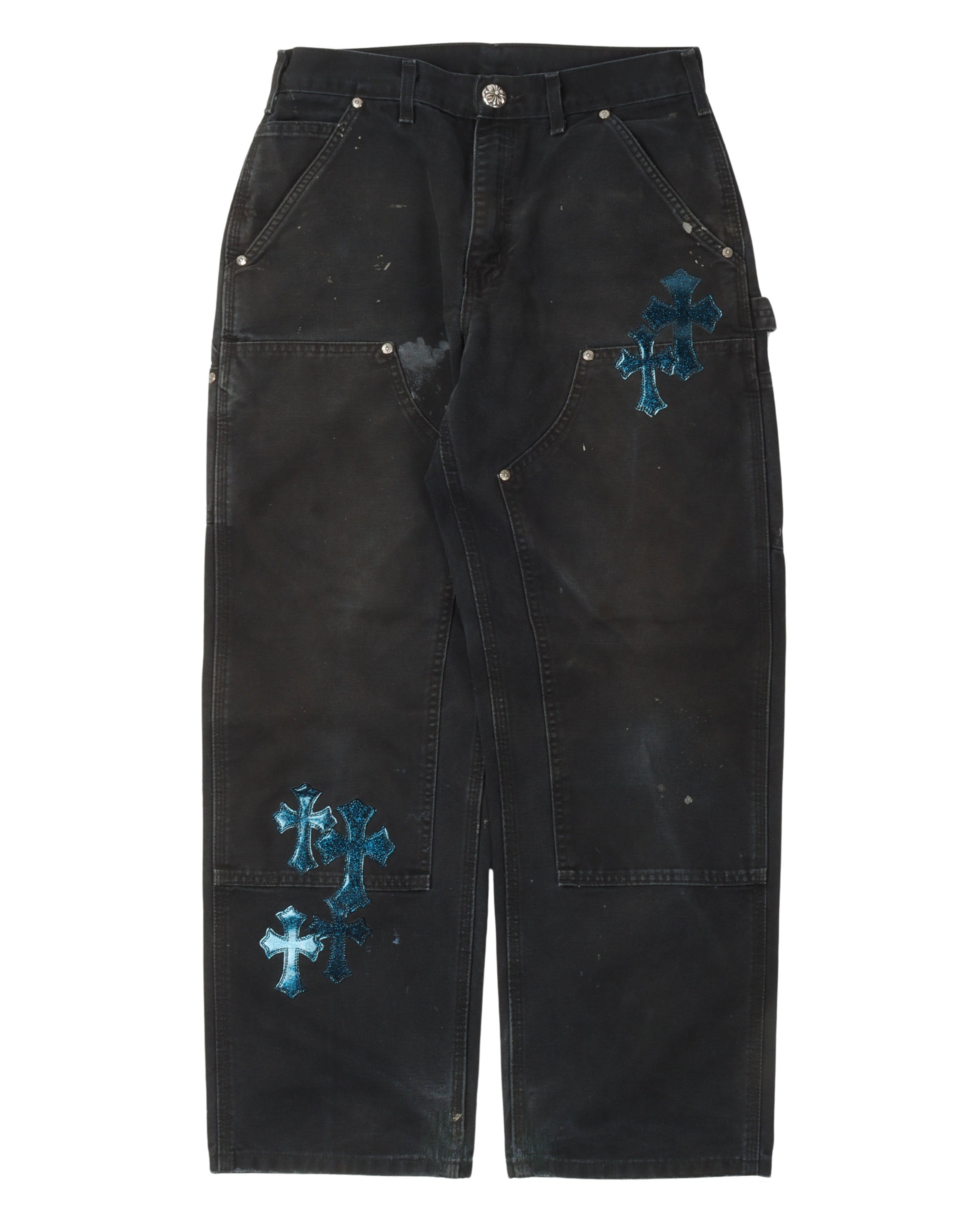 St. Barth Exclusive Carhartt Cross Patch Double Knee Carpenter Pants