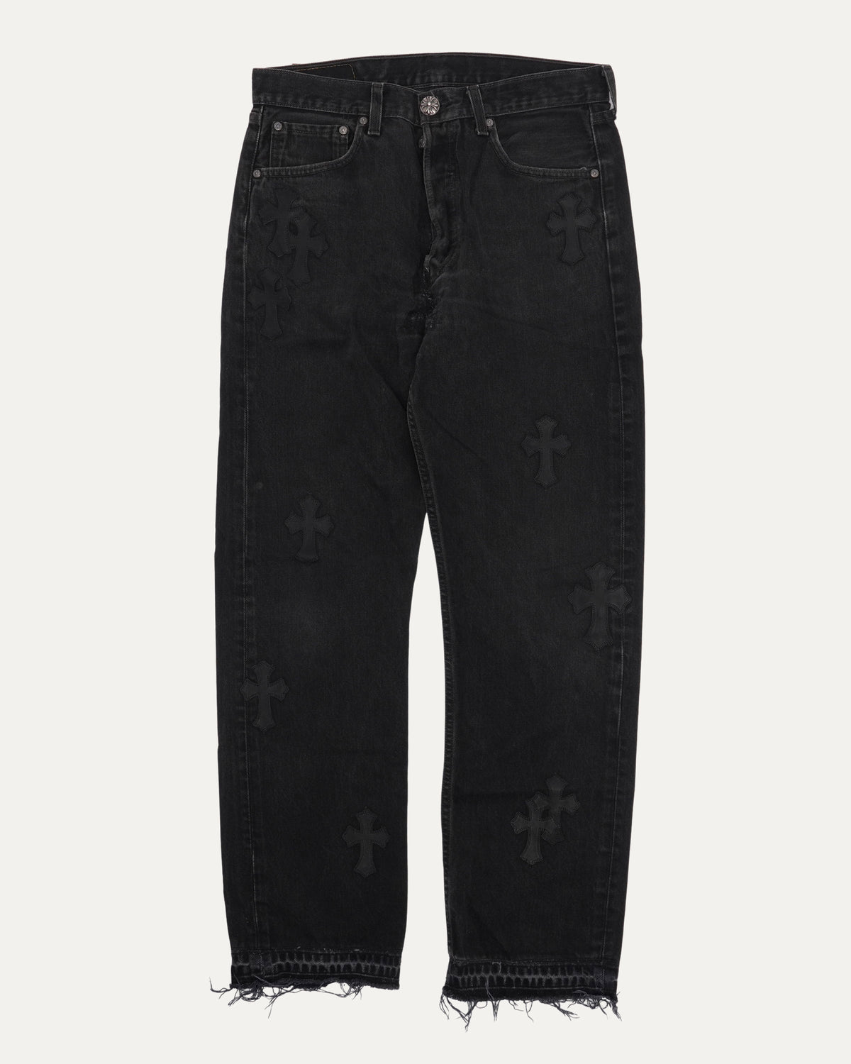 Levis 501 Cross Patch Jeans