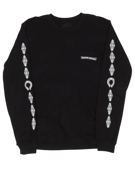 Fleur Cross Long Sleeve T-Shirt