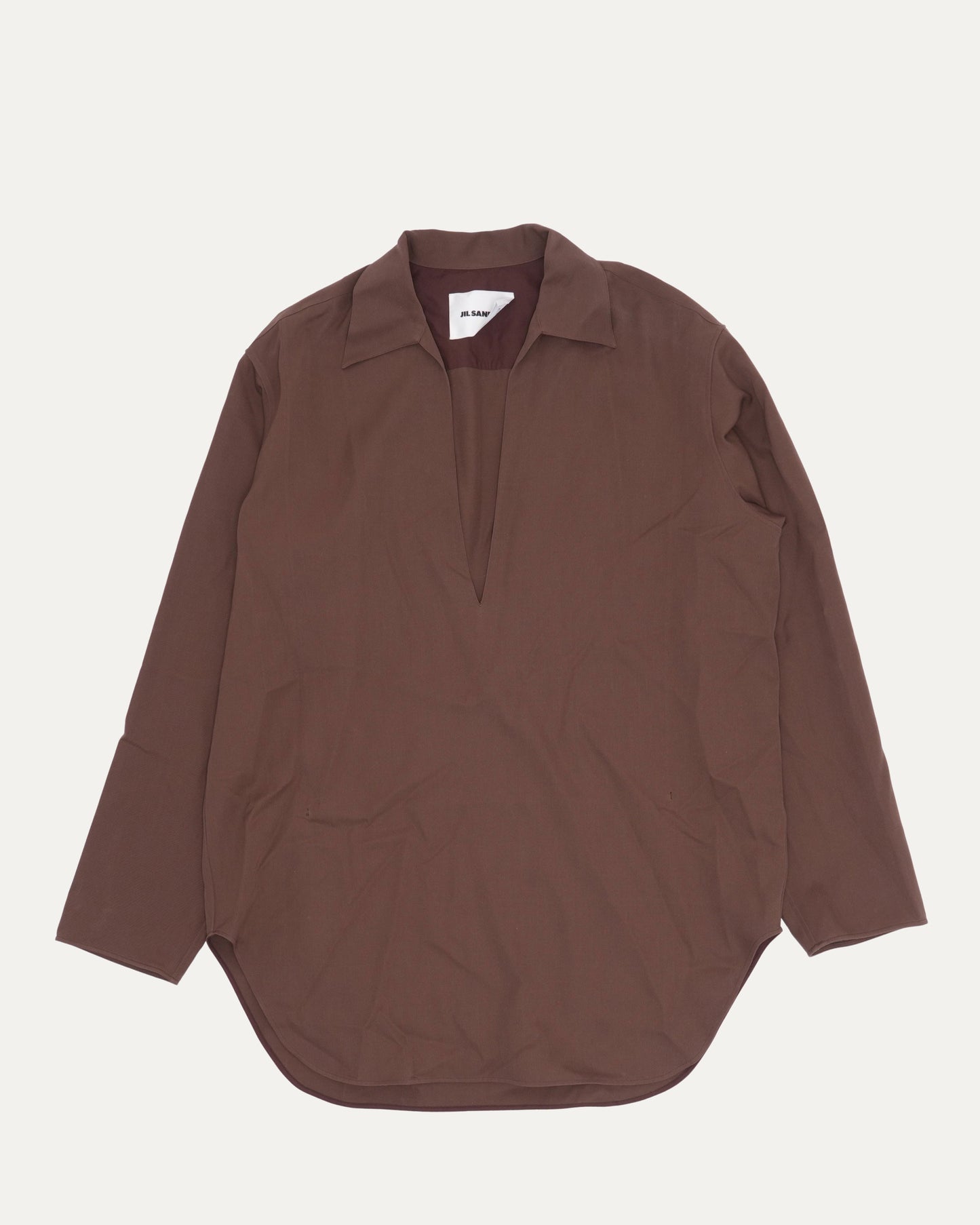 Wool V Neck Shirt