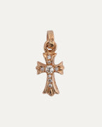 Gold Diamond Baby Fat Pendant