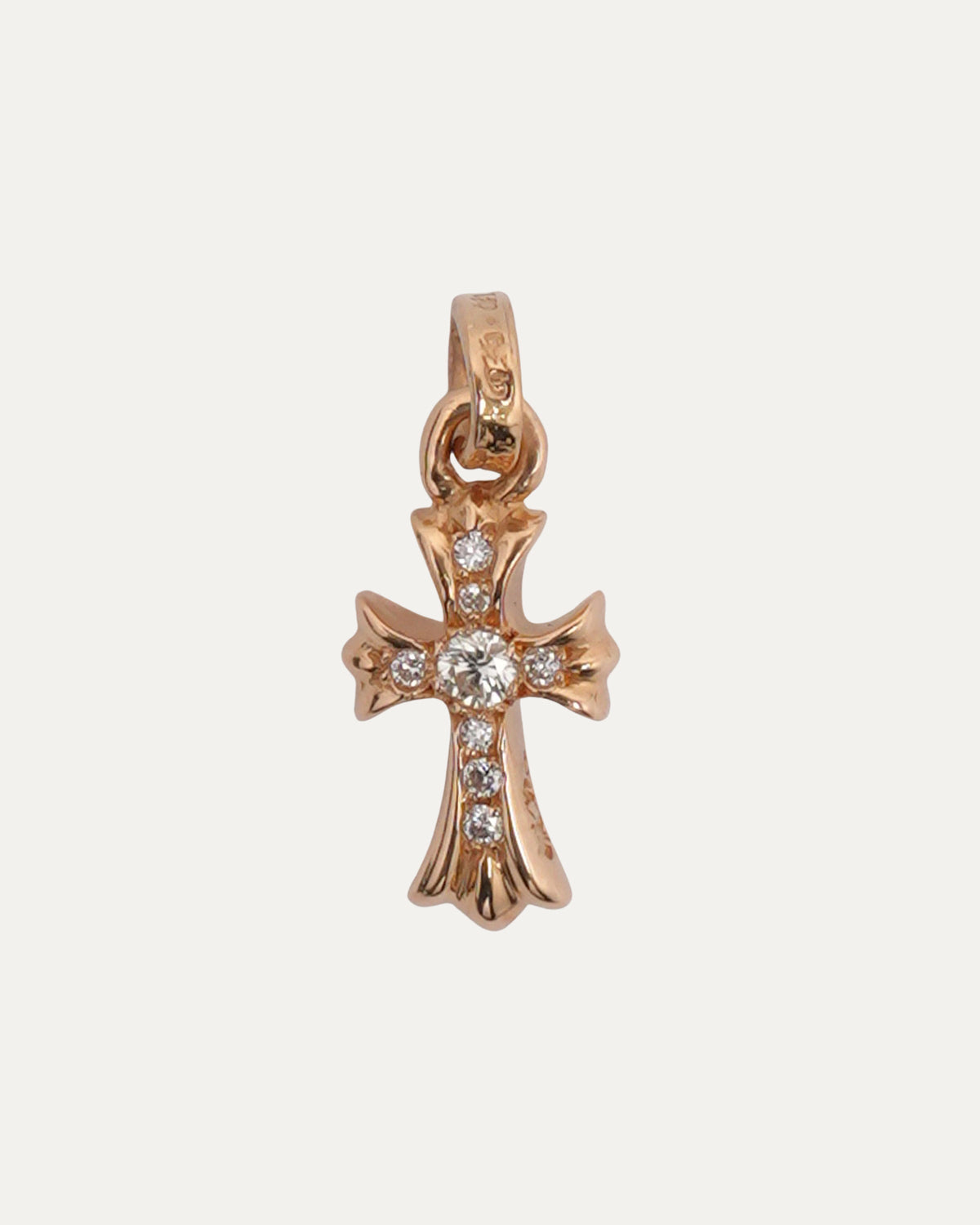 Gold Diamond Baby Fat Pendant