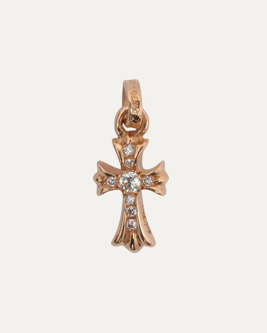 Gold Diamond Baby Fat Pendant