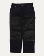 Nylon and Leather Double Knee Pants